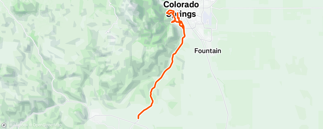 Carte de l'activité Morning Ride