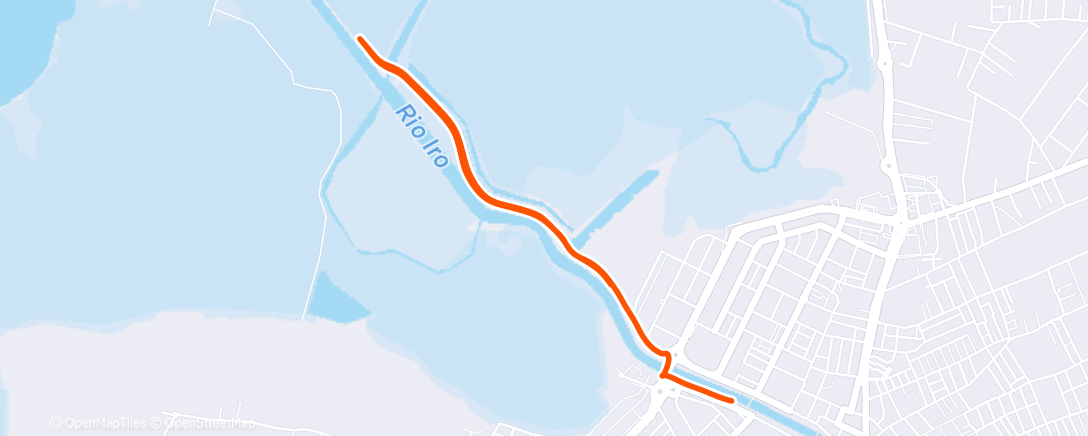 Map of the activity, Salida suave pre-pinar Barrosa