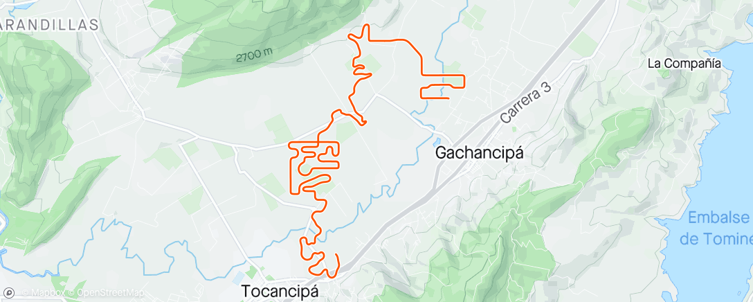 Mapa da atividade, MyWhoosh - Paso de Alto
