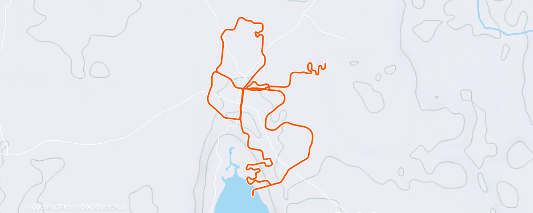 Map of the activity, Zwift - Hairpin Wizard on Neon After Party in Makuri Islands