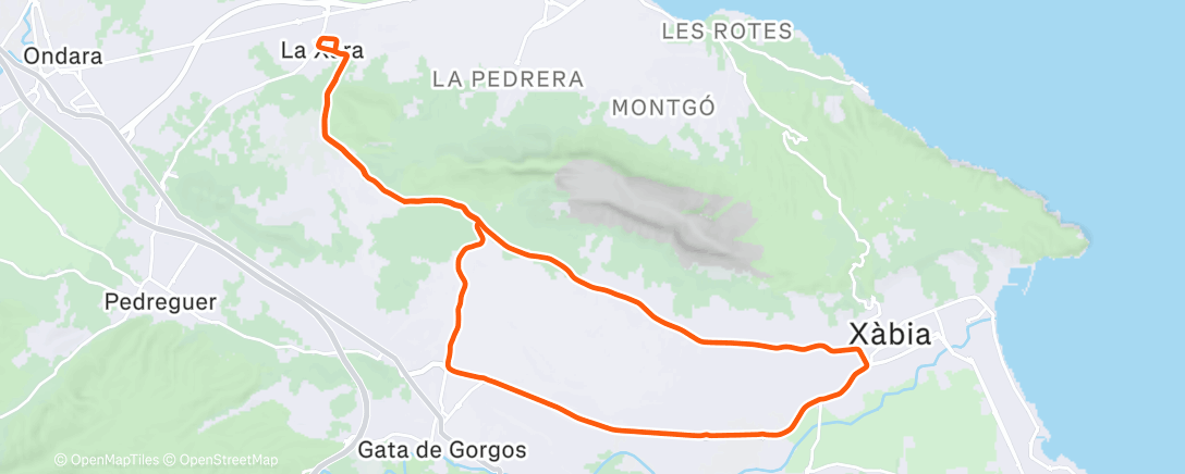 Map of the activity, Namiddagrit