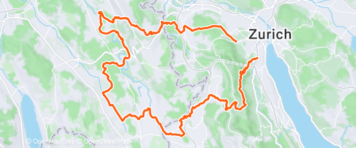 Route map of Boswil Loop