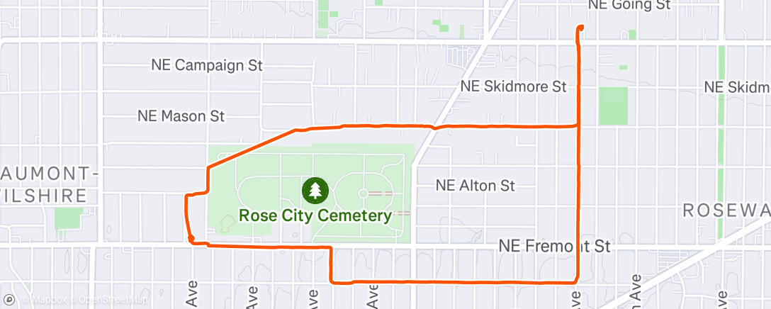 Map of the activity, Suzy walk
