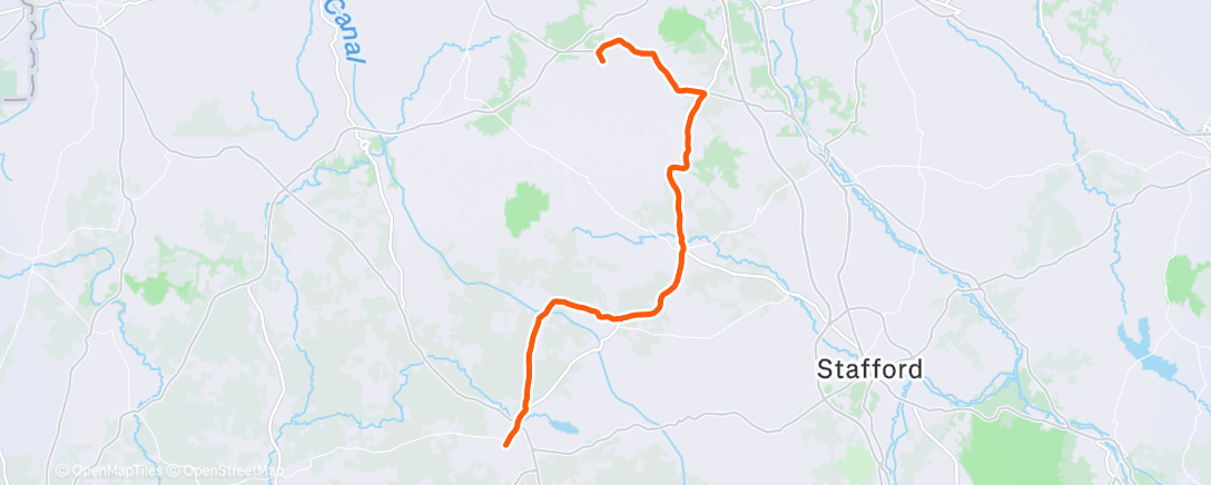 Map of the activity, Commute