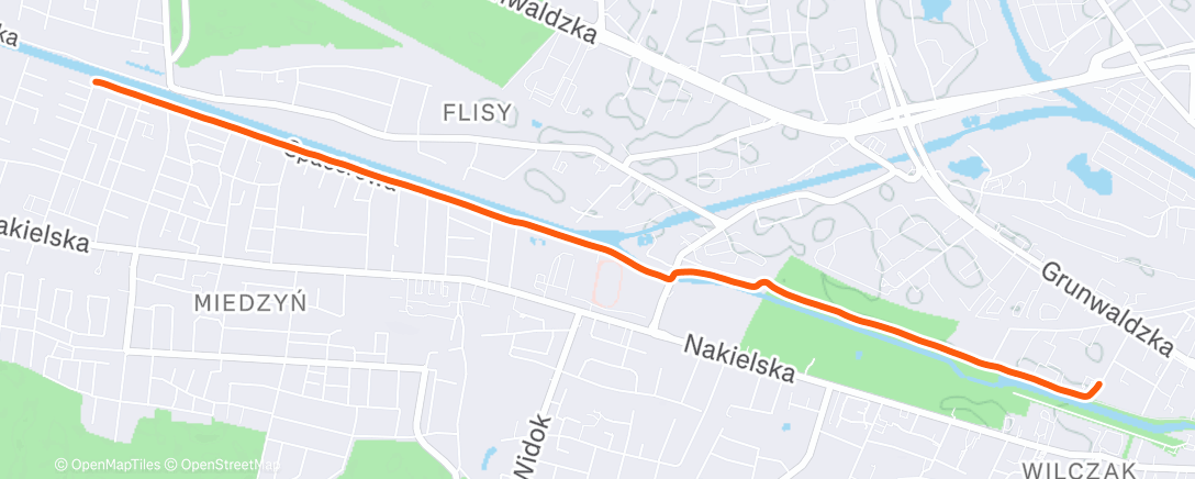 Map of the activity, Afternoon Ride