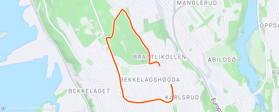 Map of the activity, Holde beina i gang