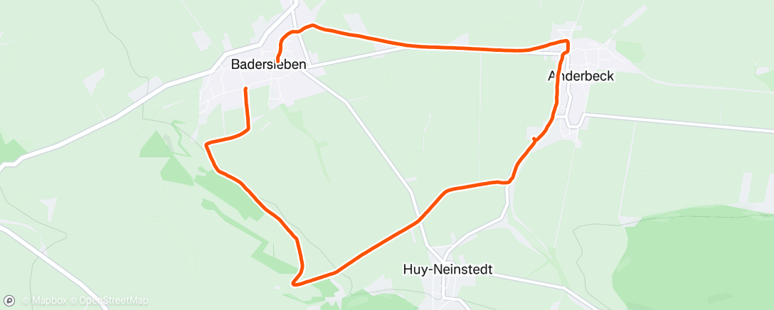 Map of the activity, Lauf am Morgen