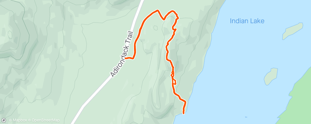 Map of the activity, Watch Hill to the lake