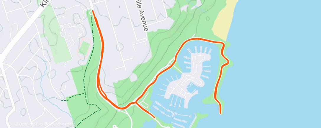 Map of the activity, Big, Beautiful Hill: 5 x 4' Z3 Pole Running