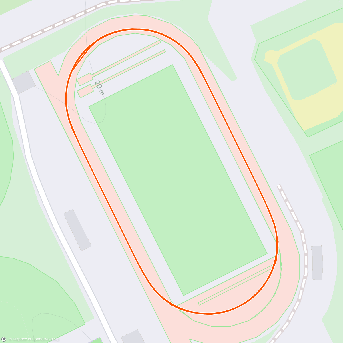 Map of the activity, 🌫️ MAF test, mile 3-8. Finding ways to reduce cardiac drift the last 3 miles