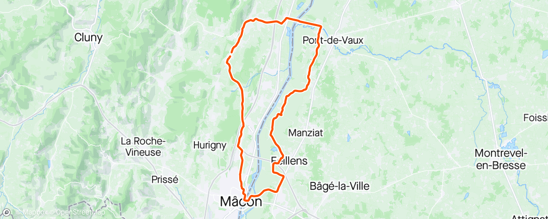 Map of the activity, Vésines