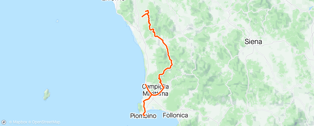 Map of the activity, Italia #1