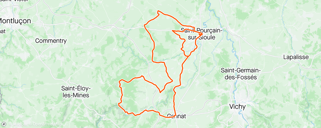 Map of the activity, Criterium du Dauphine - Stage 1
