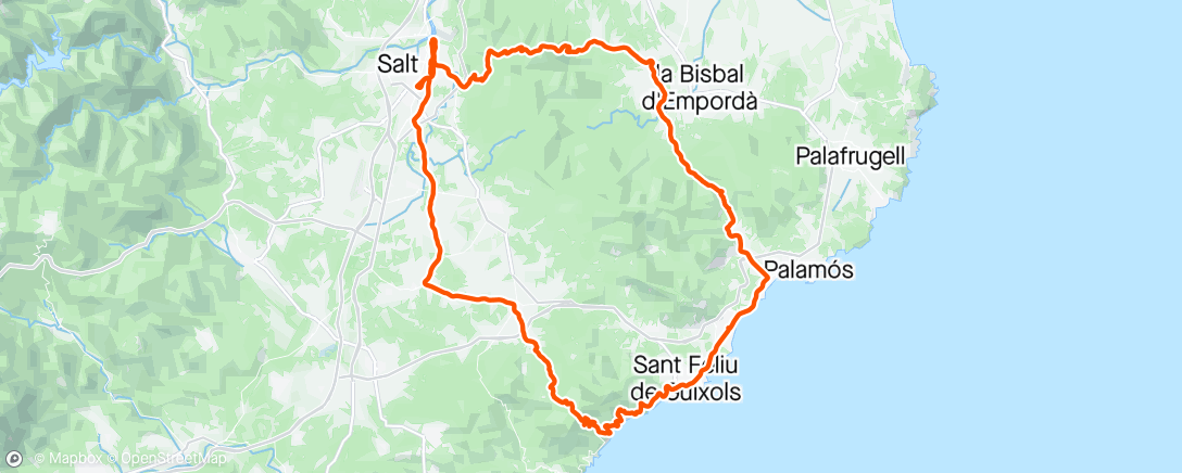 Mapa da atividade, Welcoming ride