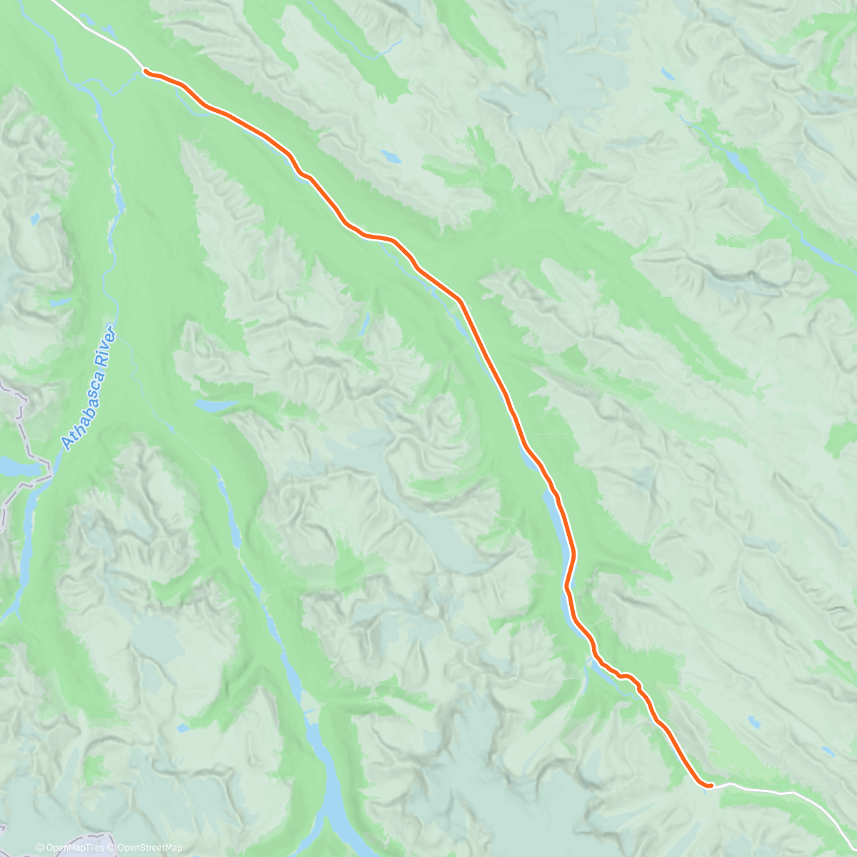 Карта физической активности (ROUVY - Jasper National Park | Canada)