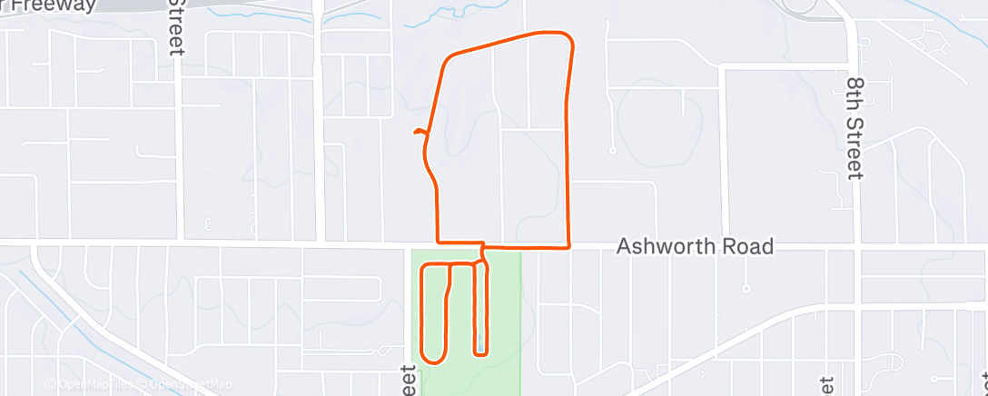 Map of the activity, Lunch Walk