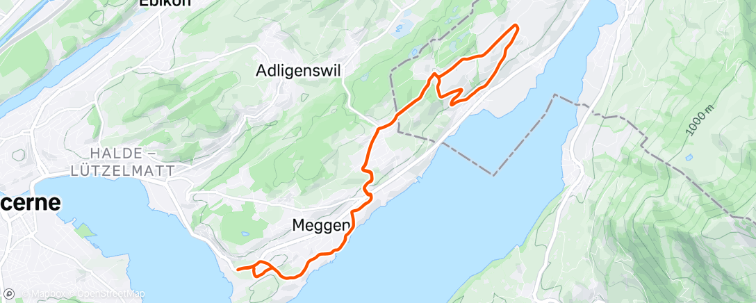 Map of the activity, Kalt, neblig - der Winter-Standard...