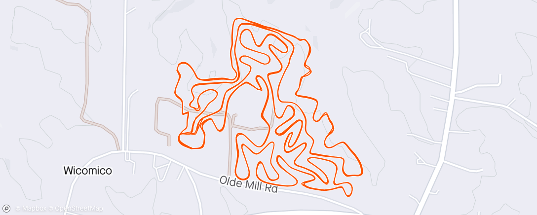 Map of the activity, US Sprint day 2. 3rd overall. Absolutely gassed.