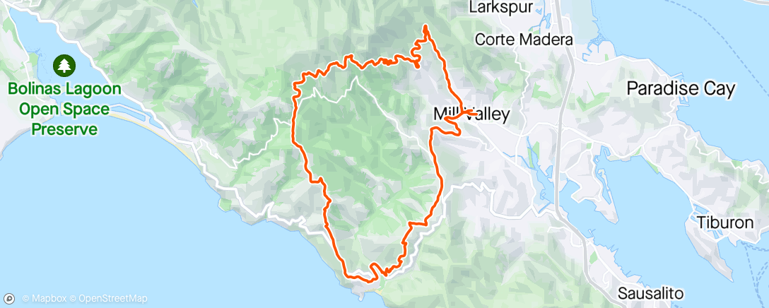 Map of the activity, An easy Diaz Loop