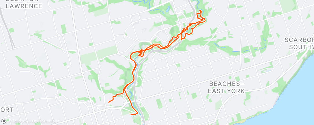 Map of the activity, The Don - 2024 - Day 59