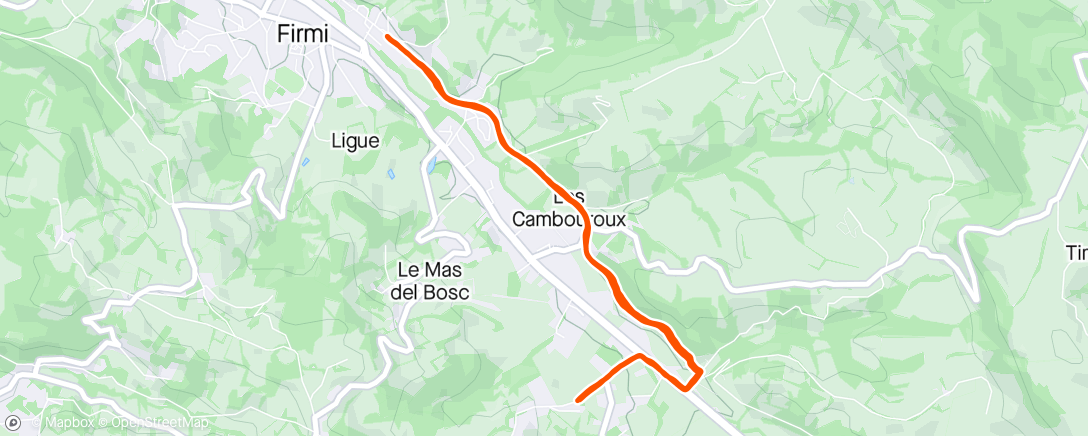 アクティビティ「Course à pied matinale」の地図