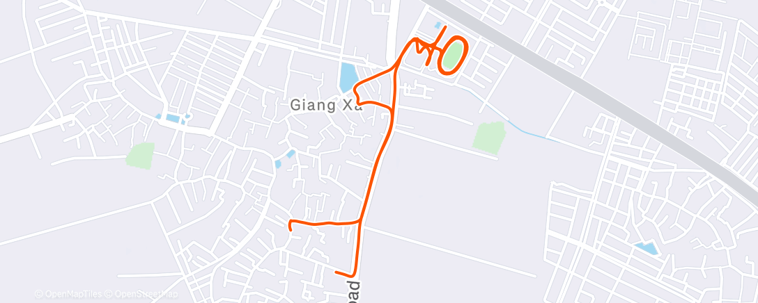 Карта физической активности (Morning Run)