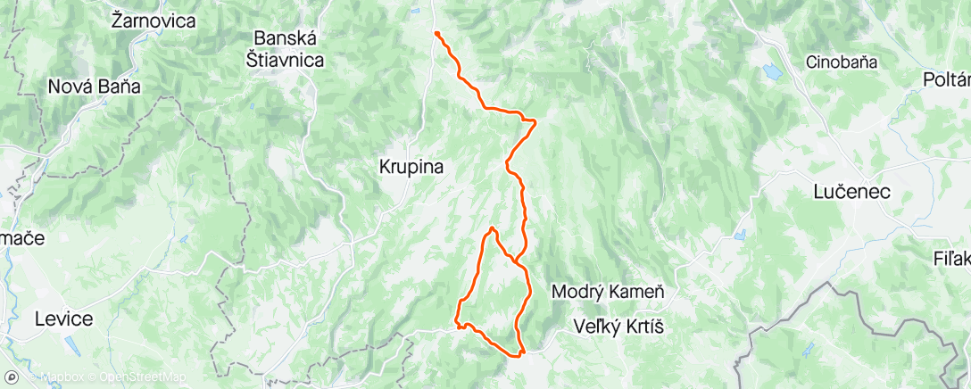 Mapa da atividade, Gavurky ride 2024