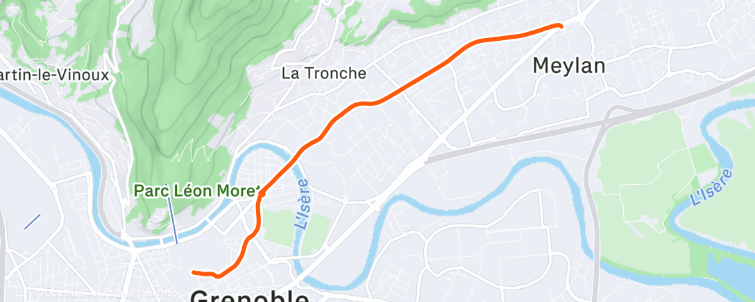 Map of the activity, Marché de Noël Grenoble