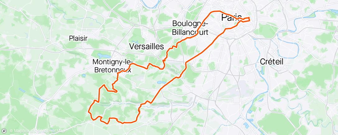 「Petit tour en Chevreuse pour se délasser des 8h de 🚘 hier」活動的地圖