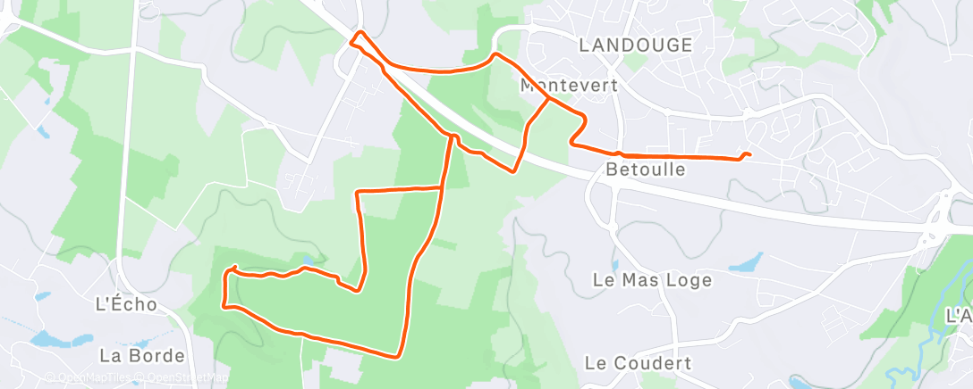 Map of the activity, Joyeux Noël les sportifs 🎅🎁🍾