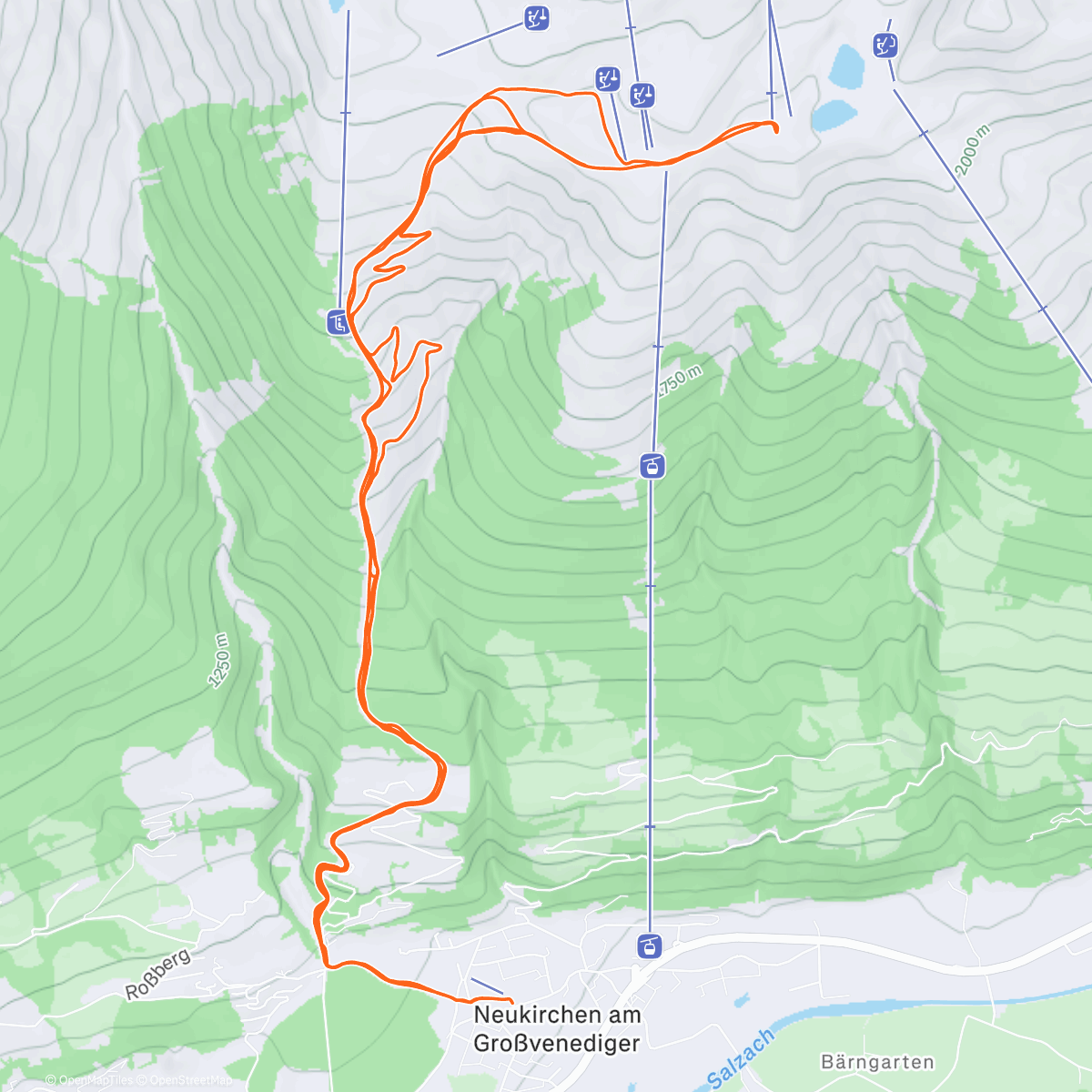 Mapa de la actividad (Skimo 1/365)