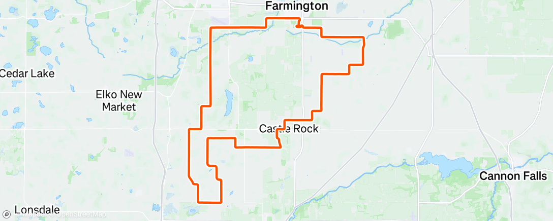 Map of the activity, KKD gravel