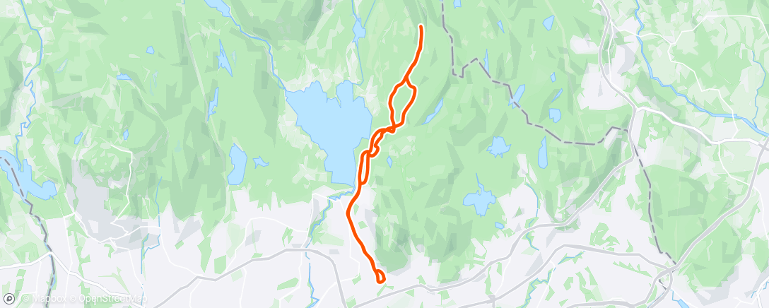 Map of the activity, t/r Barlindåsen