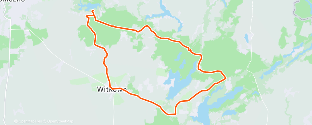 Map of the activity, Afternoon Gravel Ride