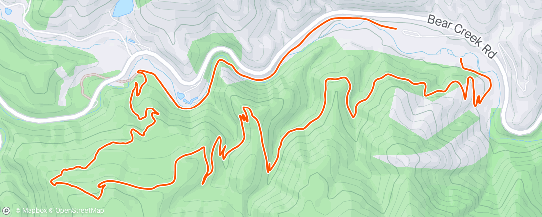 Map of the activity, Lap 2