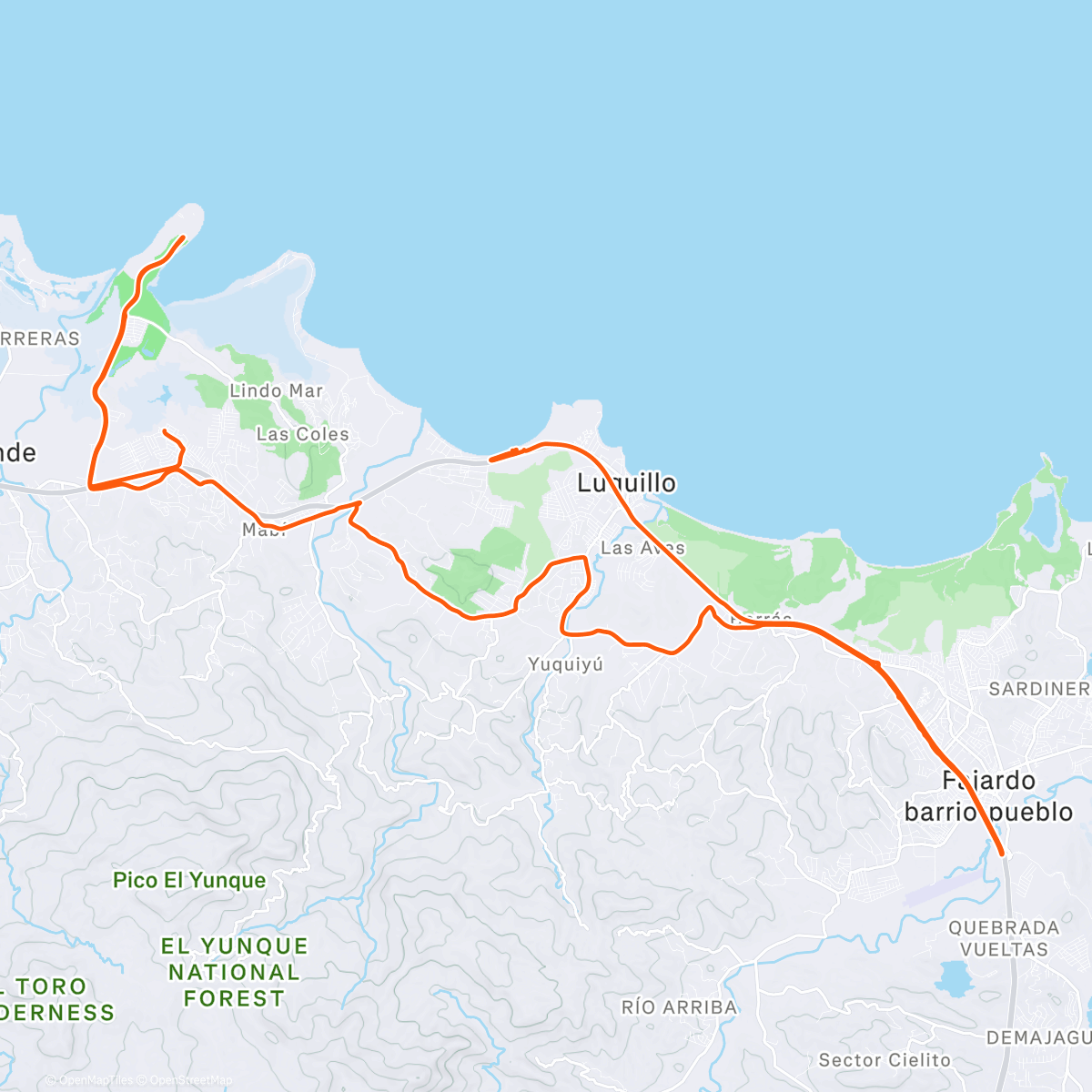 Карта физической активности (My kind of vacation 🚴‍♀️☀️🏖️)