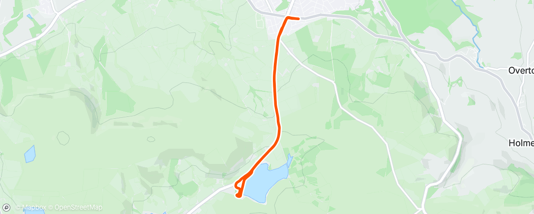 Map of the activity, Morning Run