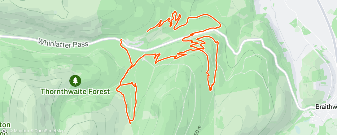 Map of the activity, Morning Ride
