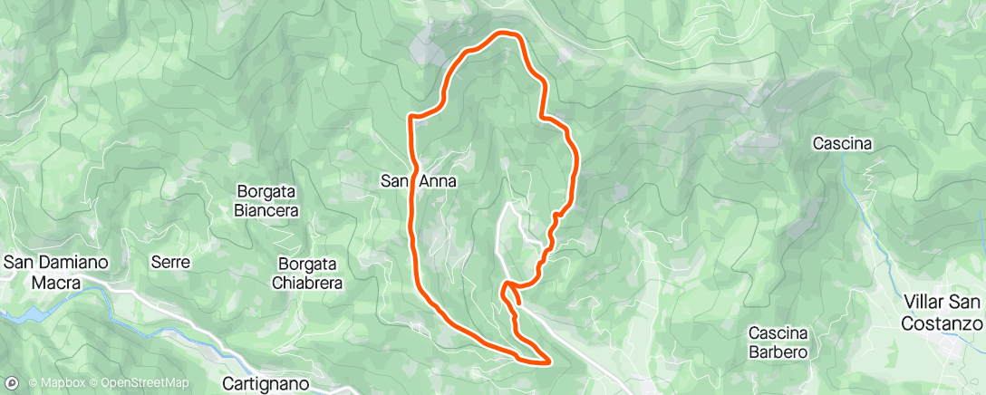 Map of the activity, Sentieri di casa..
