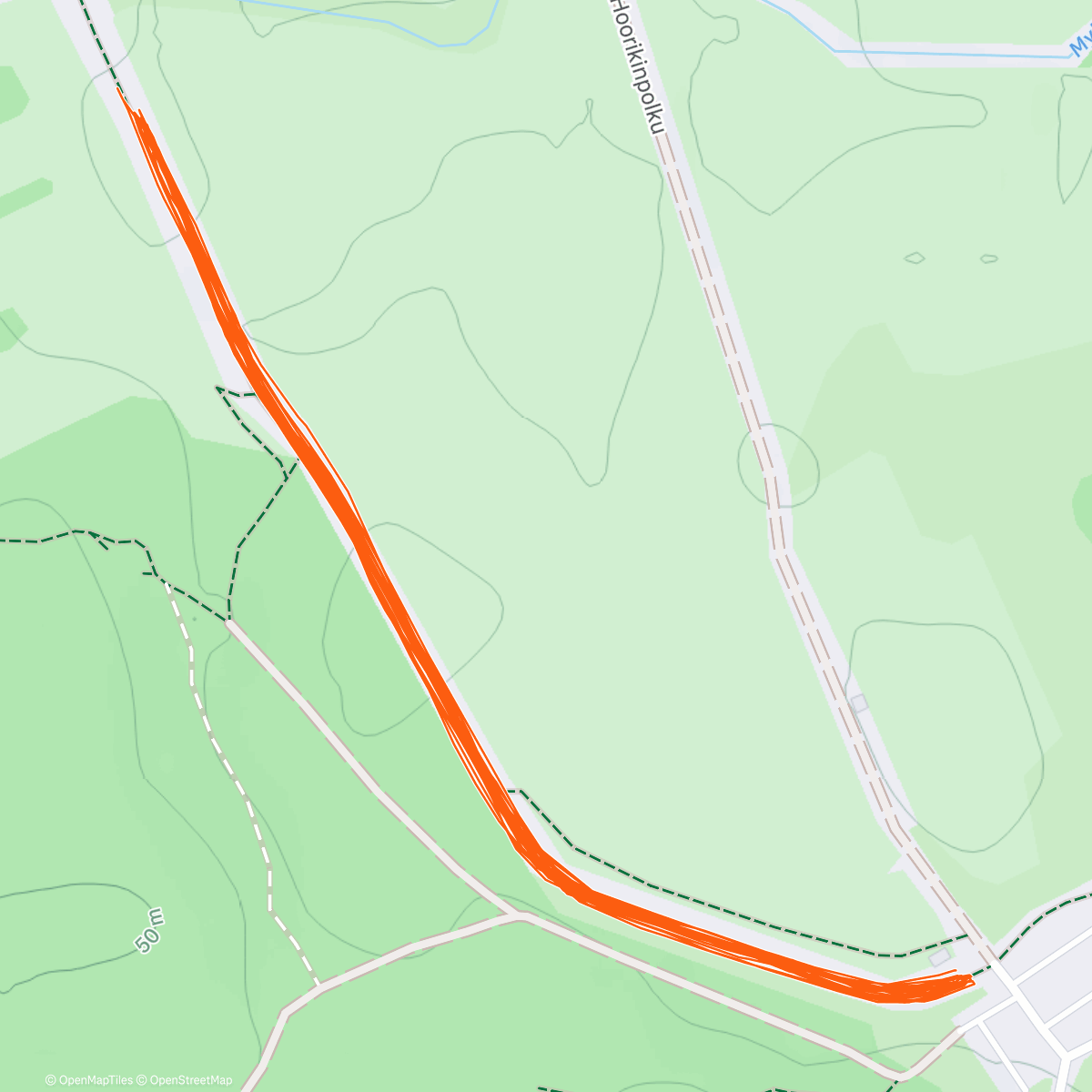 Map of the activity, Petikko