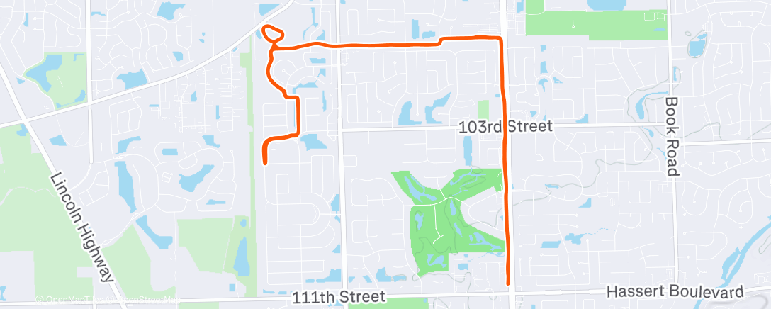 Карта физической активности (Morning Run)