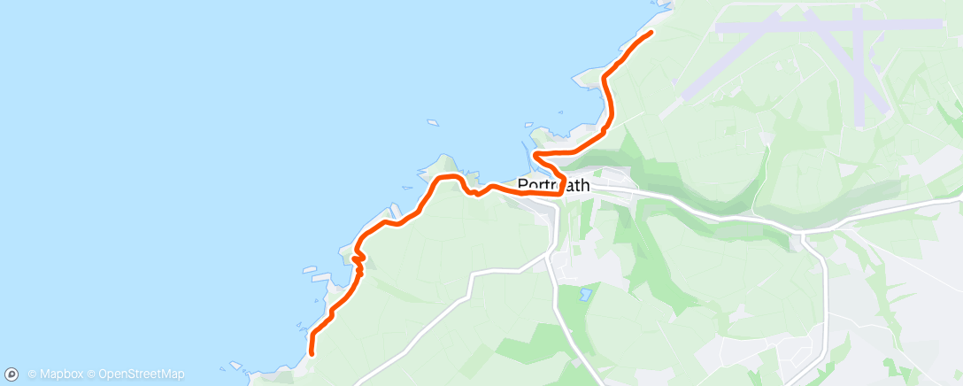 Map of the activity, Some hilly bits
