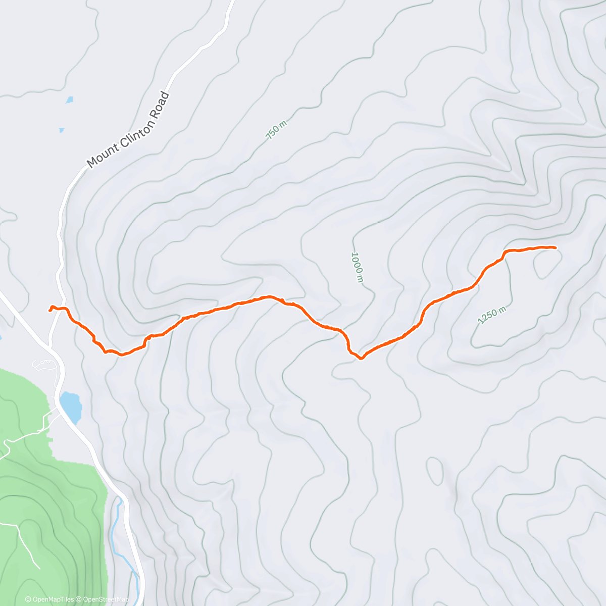 Map of the activity, Backcountry Uphill Mountain Biking Mt. Pierce 😂
