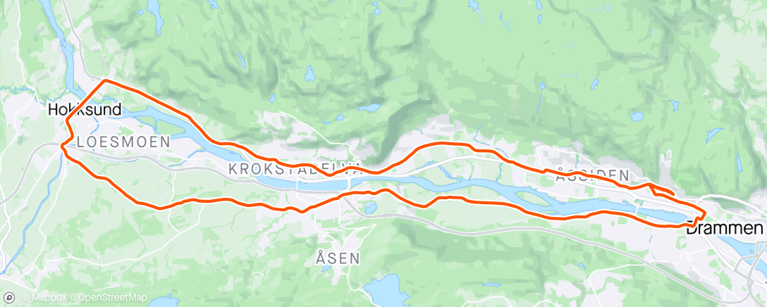 Map of the activity, Første landevei 2024