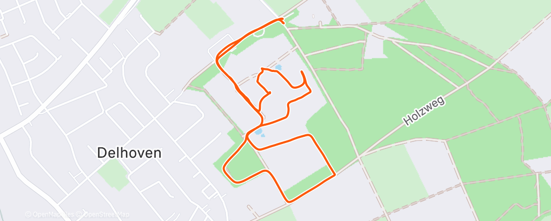Map of the activity, Spaziergang am Nachmittag
