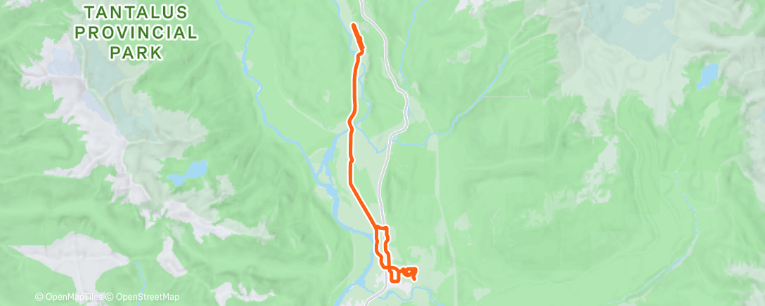 Map of the activity, Morning Gravel Ride