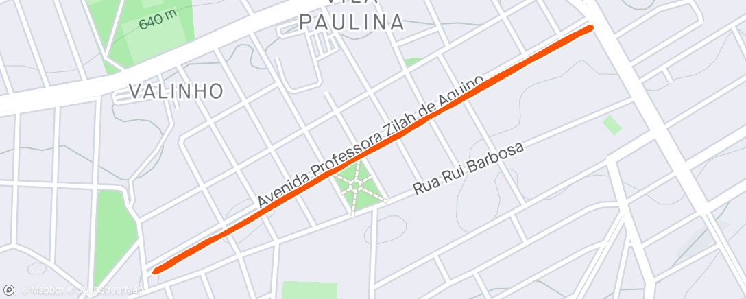 Map of the activity, Rodagem Ritmo Moderado 🏃🏻‍♂️🙌🏻🙏🏻