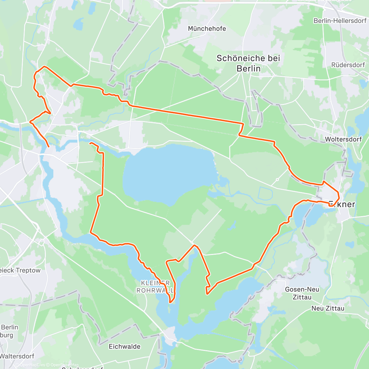 Map of the activity, back on track