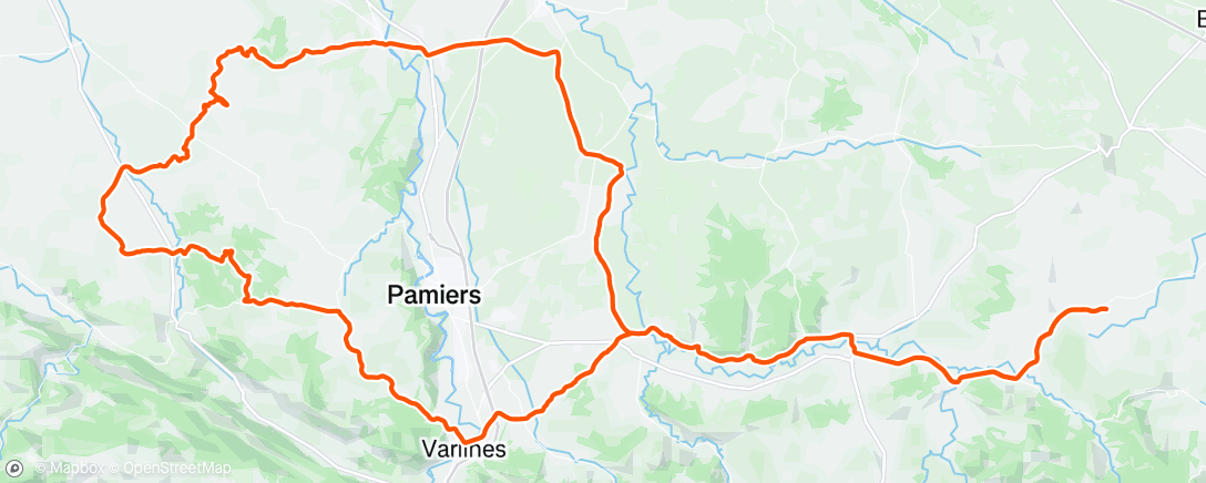 Map of the activity, Grim day 🫠