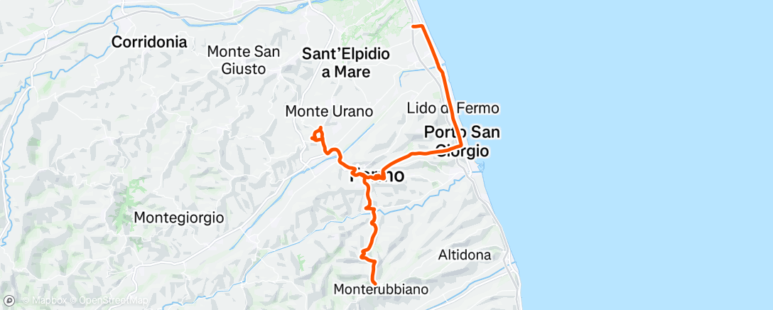 Карта физической активности (Pedalata mattutina - 🔋 1.561 Wh)